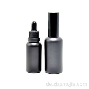 30ml matte schwarz ätherische Ölflasche